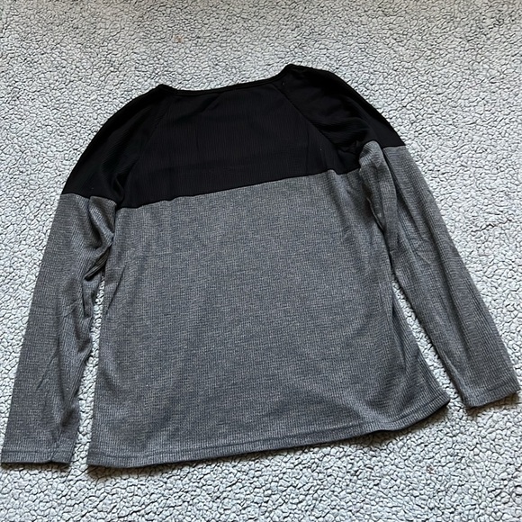 Women Waffle Knit Top - Picture 9 of 12